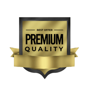 trustphama-premium quality badge with metallic